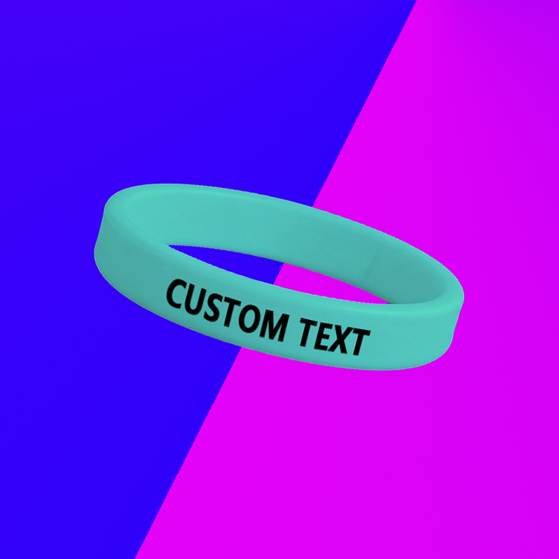 110pcs Custom Silicone Wristband Set, Personalised Gift